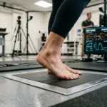Biomechanics force plate monitoring proprioceptive neural adaptation